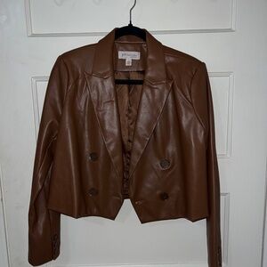 Philosophy Faux Leather Jacket
